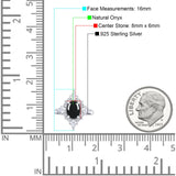 Vintage Style Oval Natural Stone Ring