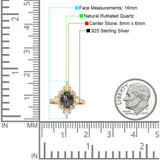 Vintage Style Oval Natural Stone Ring