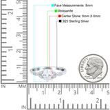 Pear Teardrop Natural Stone Floral Ring