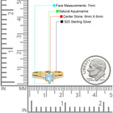 Art Deco Pear Natural Stone Wedding Ring