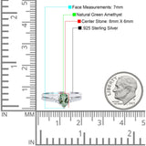 Art Deco Pear Natural Stone Wedding Ring