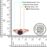 Art Deco Round Natural Stone Wedding Ring