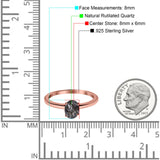 Art Deco Oval Natural Stone Solitaire Ring