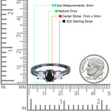 Three Stone Oval Natural Stone Trio Ring