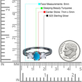 Three Stone Oval Natural Stone Trio Ring