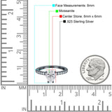 Pear Teardrop Natural Stone Wedding Ring