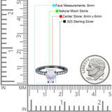 Pear Teardrop Natural Stone Wedding Ring