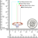 Pear Teardrop Natural Stone Wedding Ring