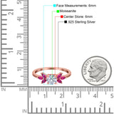 Art Deco Round Natural Stone Floral Ring