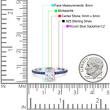 Two Tone Oval Natural Stone Wedding Ring