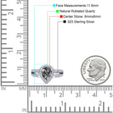 Vintage Style Pear Teardrop Natural Stone Ring