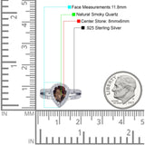 Vintage Style Pear Teardrop Natural Stone Ring