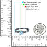 Twisted Infinity Round Natural Stone Ring