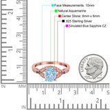 Oval Natural Stone Leaf Design Beaded Ring