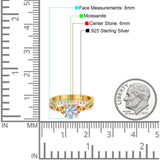 Two Piece Round Trinity Ring