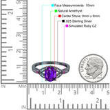Oval Natural Stone Leaf Design Wedding Ring