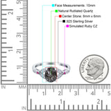 Oval Natural Stone Leaf Design Wedding Ring