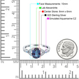 Oval Natural Stone Leaf Design Wedding Ring