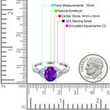 Oval Natural Stone Leaf Design Wedding Ring