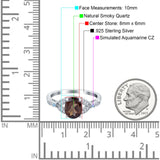 Oval Natural Stone Leaf Design Wedding Ring