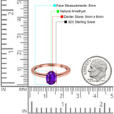 Oval Natural Stone Cathedral Ring