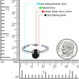 Oval Natural Stone Cathedral Ring