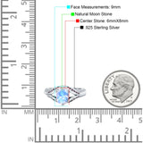 Two Tone Oval Natural Stone Ring