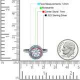 Art Deco Round Natural Stone Ring