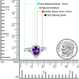 Pear Teardrop Natural Stone Twisted Ring