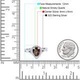 Pear Teardrop Natural Stone Twisted Ring