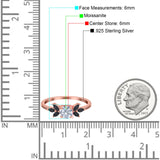 Art Deco Round Natural Stone Floral Ring