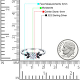 Art Deco Round Natural Stone Floral Ring