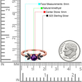 Art Deco Round Natural Stone Floral Ring