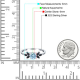 Art Deco Round Natural Stone Floral Ring