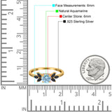 Art Deco Round Natural Stone Floral Ring