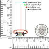 Art Deco Round Natural Stone Floral Ring