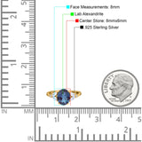 Art Deco Oval Natural Stone Wedding Ring