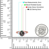 Art Deco Oval Natural Stone Wedding Ring
