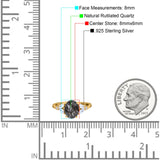 Art Deco Oval Natural Stone Wedding Ring