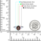 Art Deco Oval Natural Stone Wedding Ring