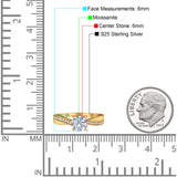 Vintage Style Round Natural Stone Twisted Ring