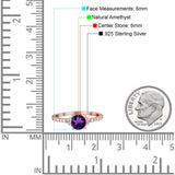 Art Deco Round Natural Stone Ring