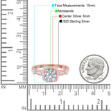 Art Deco Round Natural Stone Halo Ring