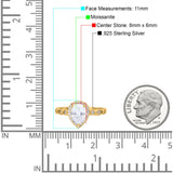 Pear Natural Stone Beaded Ring