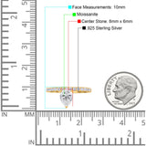 Pear Teardrop Natural Stone Wedding Ring