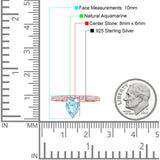 Pear Teardrop Natural Stone Wedding Ring