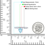 Pear Teardrop Natural Stone Wedding Ring