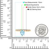 Pear Teardrop Natural Stone Wedding Ring