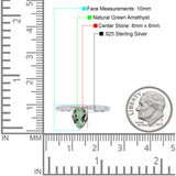 Pear Teardrop Natural Stone Wedding Ring