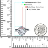 Oval Natural Stone Art Deco Ring